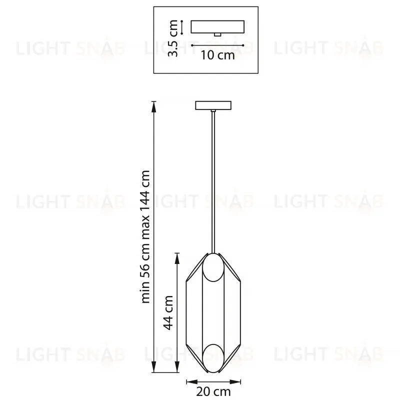 Люстра на штанге Lightstar Siena 720082 720082