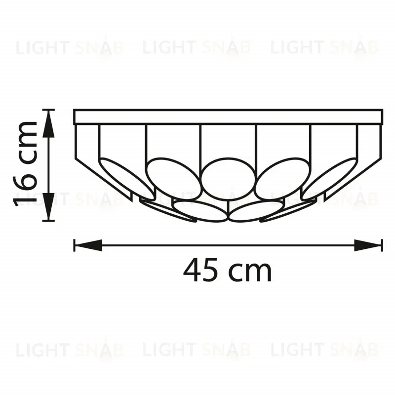 Потолочная люстра Lightstar Siena 720227 720227
