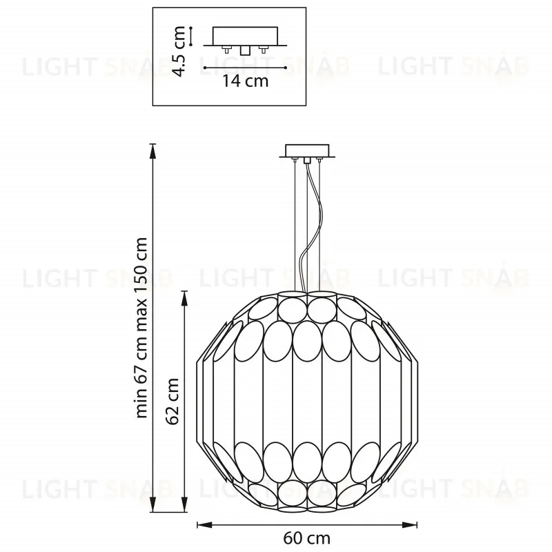 Подвесная люстра Lightstar Siena 720802 720802