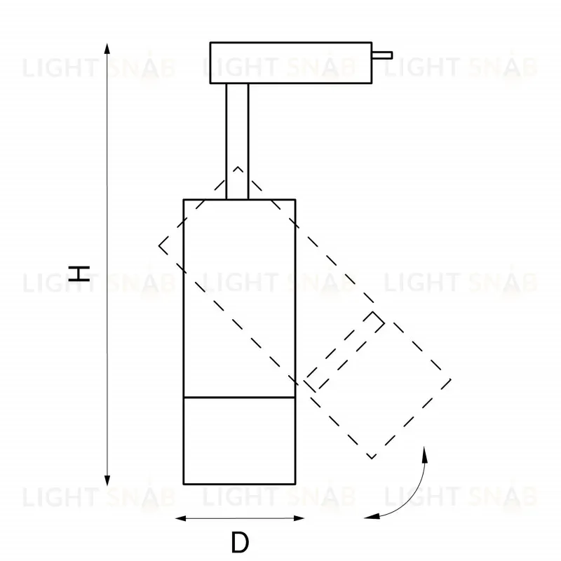 Трековый светодиодный светильник Lightstar Volta 229137 229137