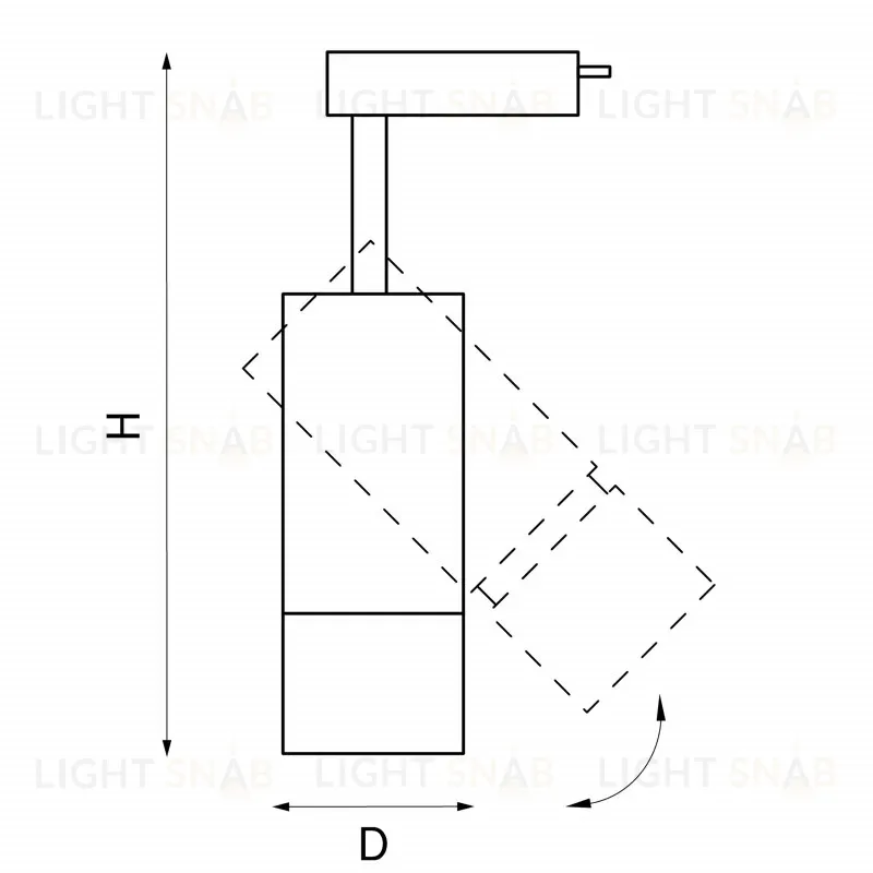 Трековый светодиодный светильник Lightstar Volta 229246 229246