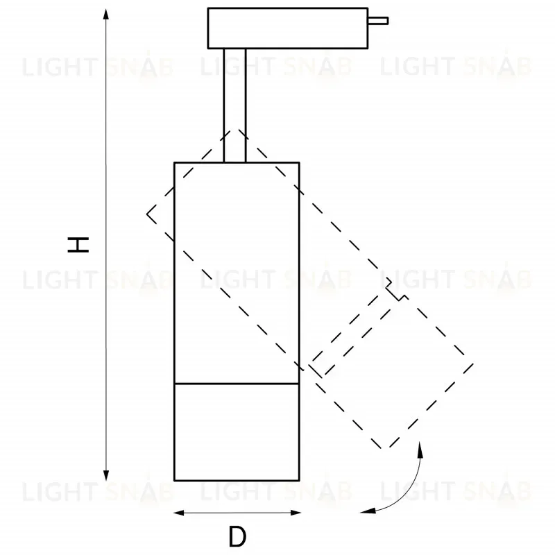 Трековый светодиодный светильник Lightstar Volta 229337 229337