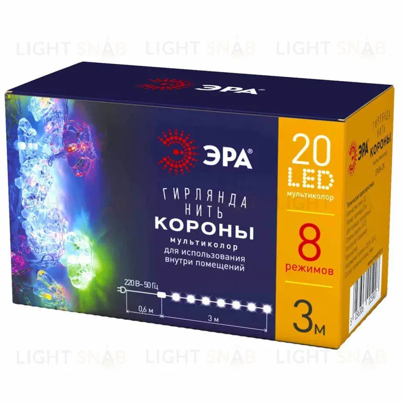 Светодиодная гирлянда ЭРА ENIN-3K Б0041898 Б0041898
