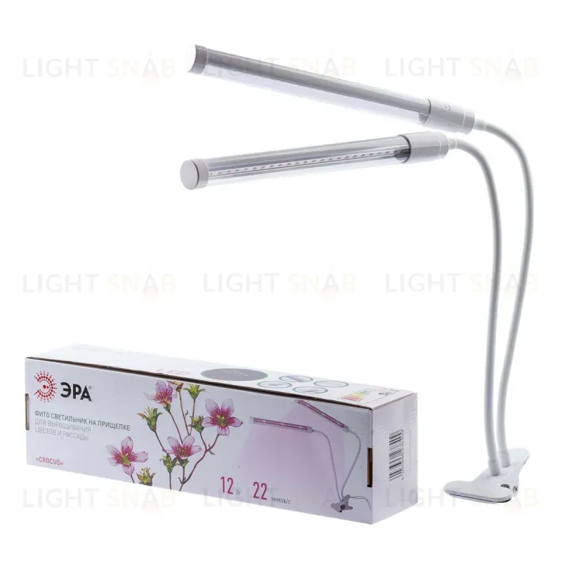 Светильник для растений на прищепке ЭРА FITO-20W-АLED-L Б0049550 Б0049550