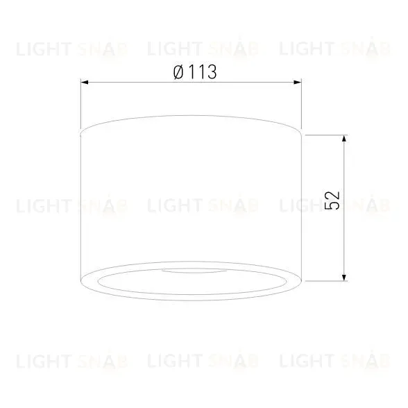Уличный потолочный светильник Elektrostandard Light LED 35141/H белый 4690389180132 a057471 4690389180132