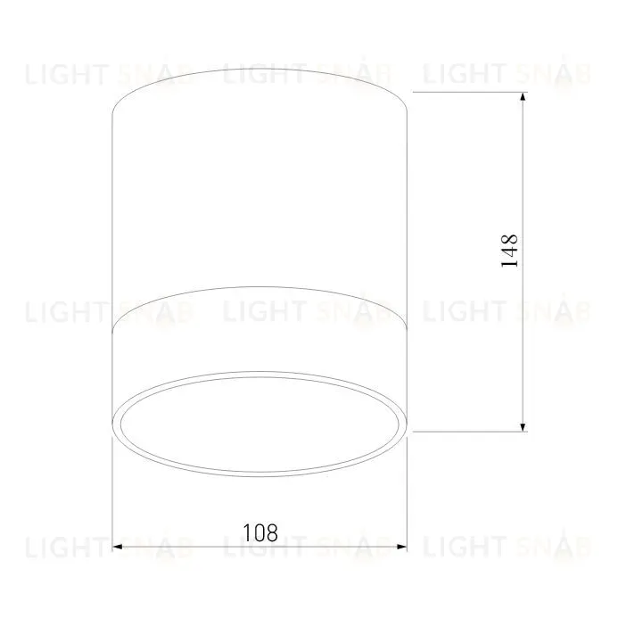 Уличный потолочный светильник Elektrostandard Light LED 4690389177941 4690389177941