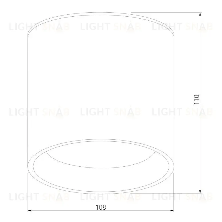 Уличный потолочный светильник Elektrostandard Light LED 4690389177019 4690389177019