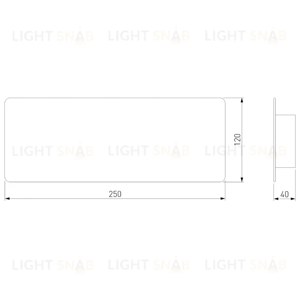 Настенный светодиодный светильник Elektrostandard Angle 4690389173998 4690389173998
