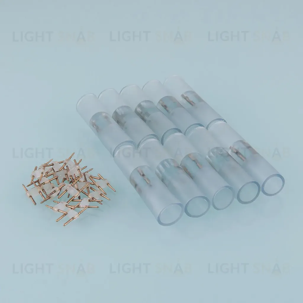 Переходник для одностороннего неона LS001 220V 5050 RGB (10 шт) Elektrostandard 4690389135057 4690389135057