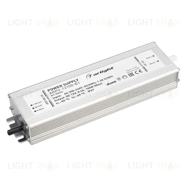Блок питания Arlight ARPV-12100-B1 12V 8,3A 100W IP67 028786 028786