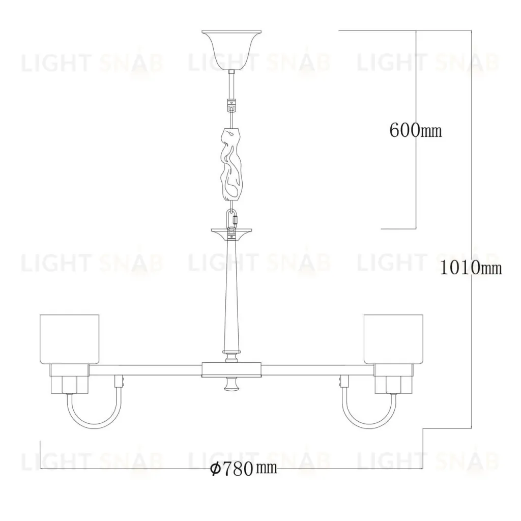 Подвесная люстра MW-Light Элла 483015108 483015108