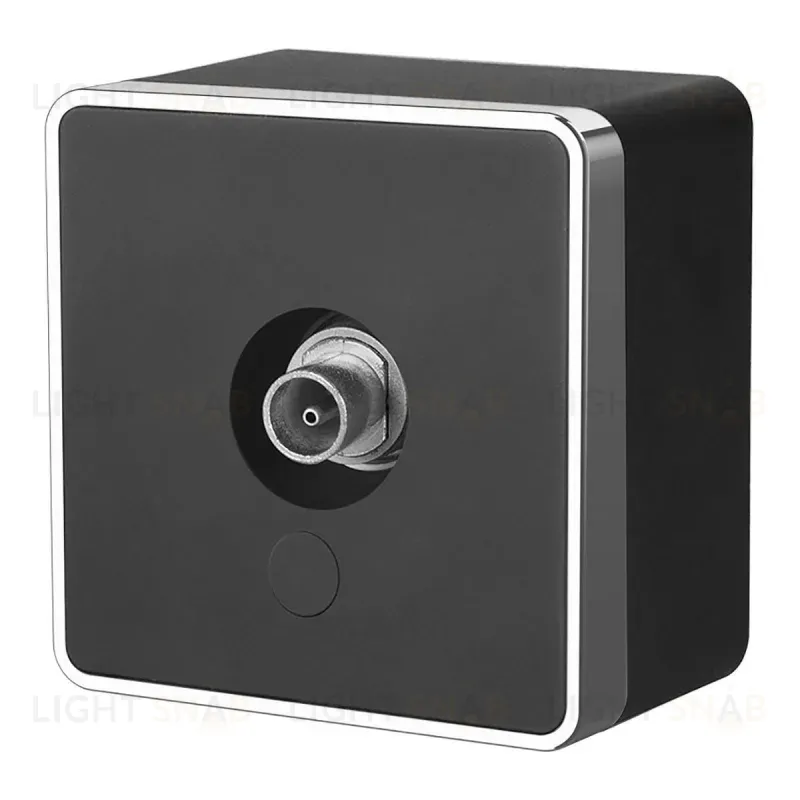 ТВ-розетка оконечная Werkel Gallant черный/хром W5083035 4690389164767 4690389164767