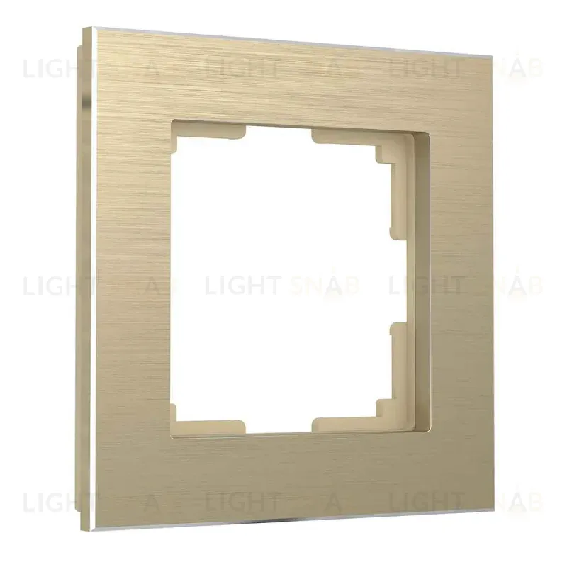 Рамка Werkel Aluminium на 1 пост шампань алюминий W0011711 4690389158001 4690389158001