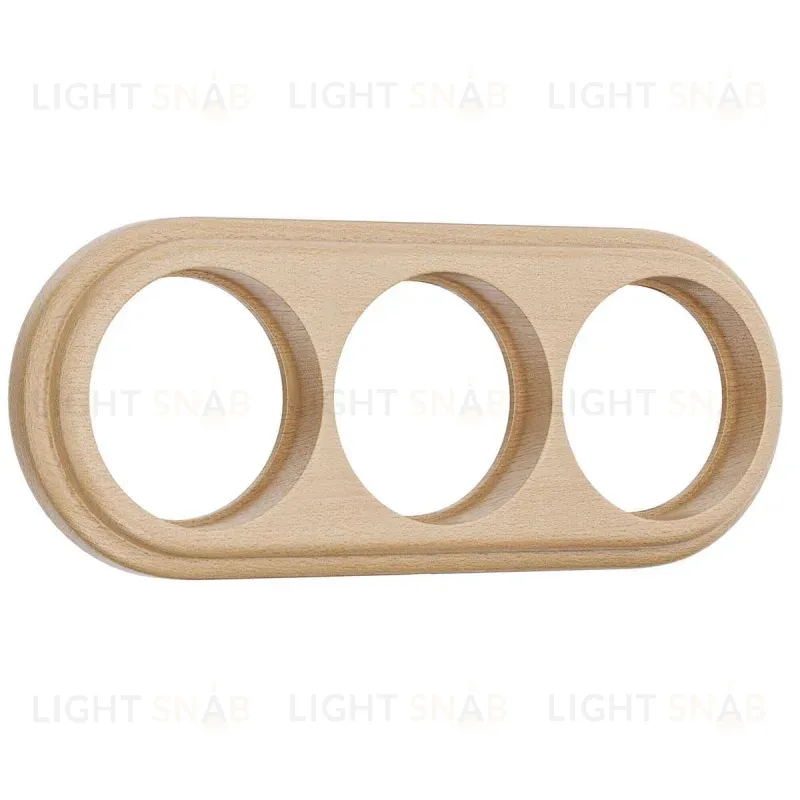 Рамка Werkel Legend на 3 поста светлый бук W0035224 4690389166587 4690389166587