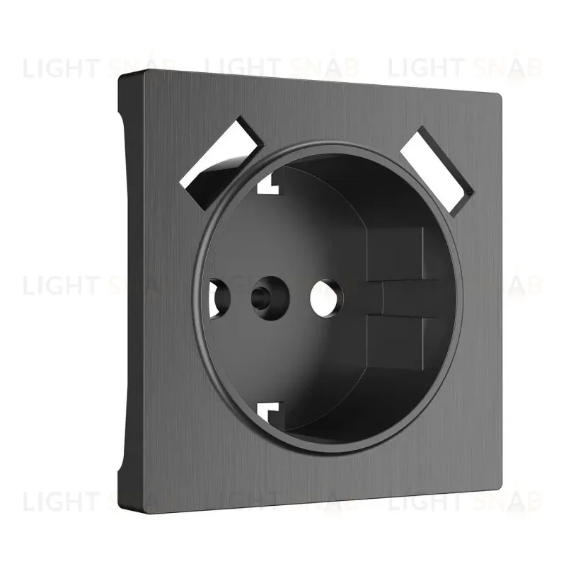 Накладка для розетки USB Werkel графит рифленый W1179504 4690389158667 4690389158667