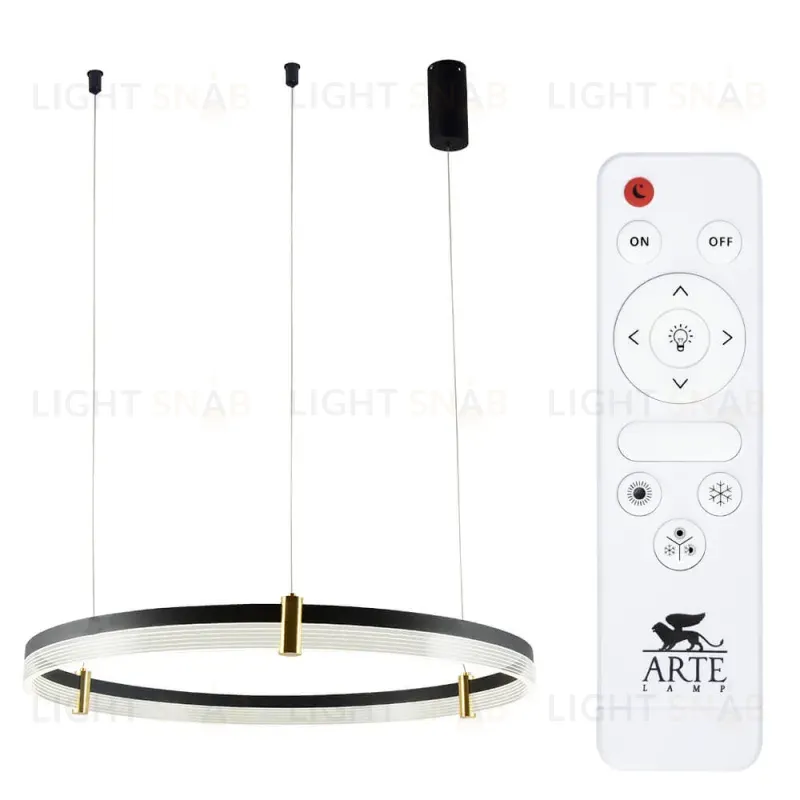 Подвесной светодиодный светильник Arte Lamp Mercury A2183SP-1BK A2183SP-1BK