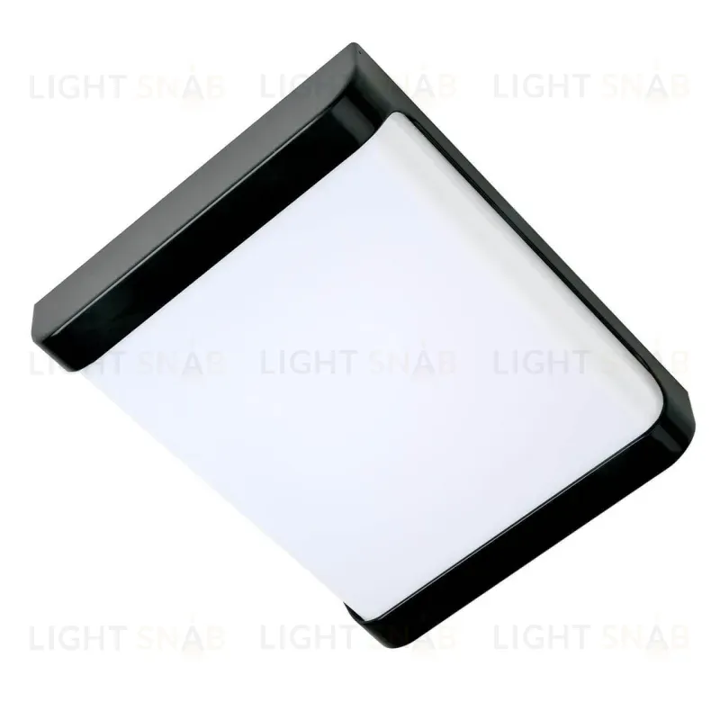 Потолочный светодиодный светильник Volpe ULW-Q280 22W/4000K/S02 IP65 Black UL-00006711 ULW-Q280 22W/4000K/S02 IP65 Black