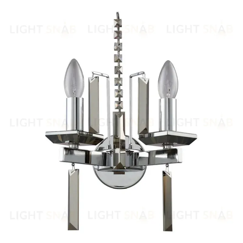 Бра Crystal Lux Marron AP2 Chrome Marron AP2 Chrome
