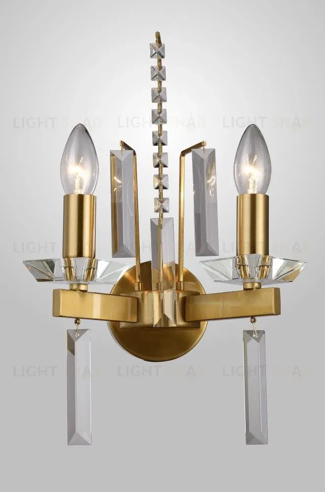 Бра Crystal Lux Marron AP2 Brass Marron AP2 Brass