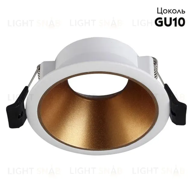 Встраиваемый светильник Crystal Lux CLT 052C WH-GO CLT 052C WH-GO