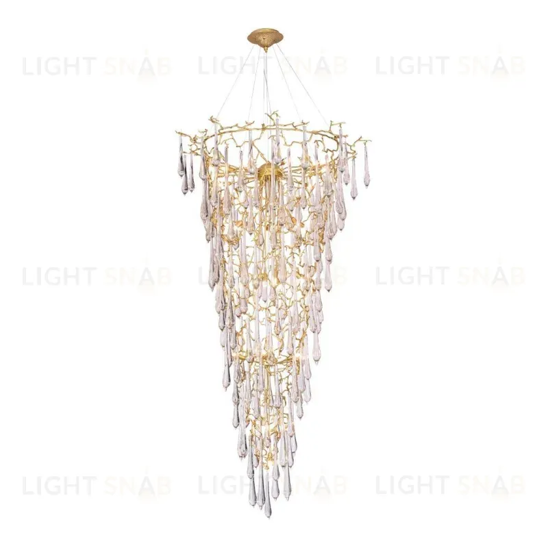 Подвесная люстра Crystal Lux Reina SP34 D1200 Gold Pearl Reina SP34 D1200 Gold Pearl