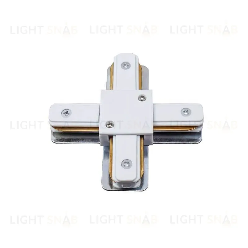 Соединитель для шинопроводов Х-образный Volpe UBX-Q122 G41 WHITE 1 POLYBAG UL-00006060 UBX-Q122 G41 WHITE 1 POLYBAG