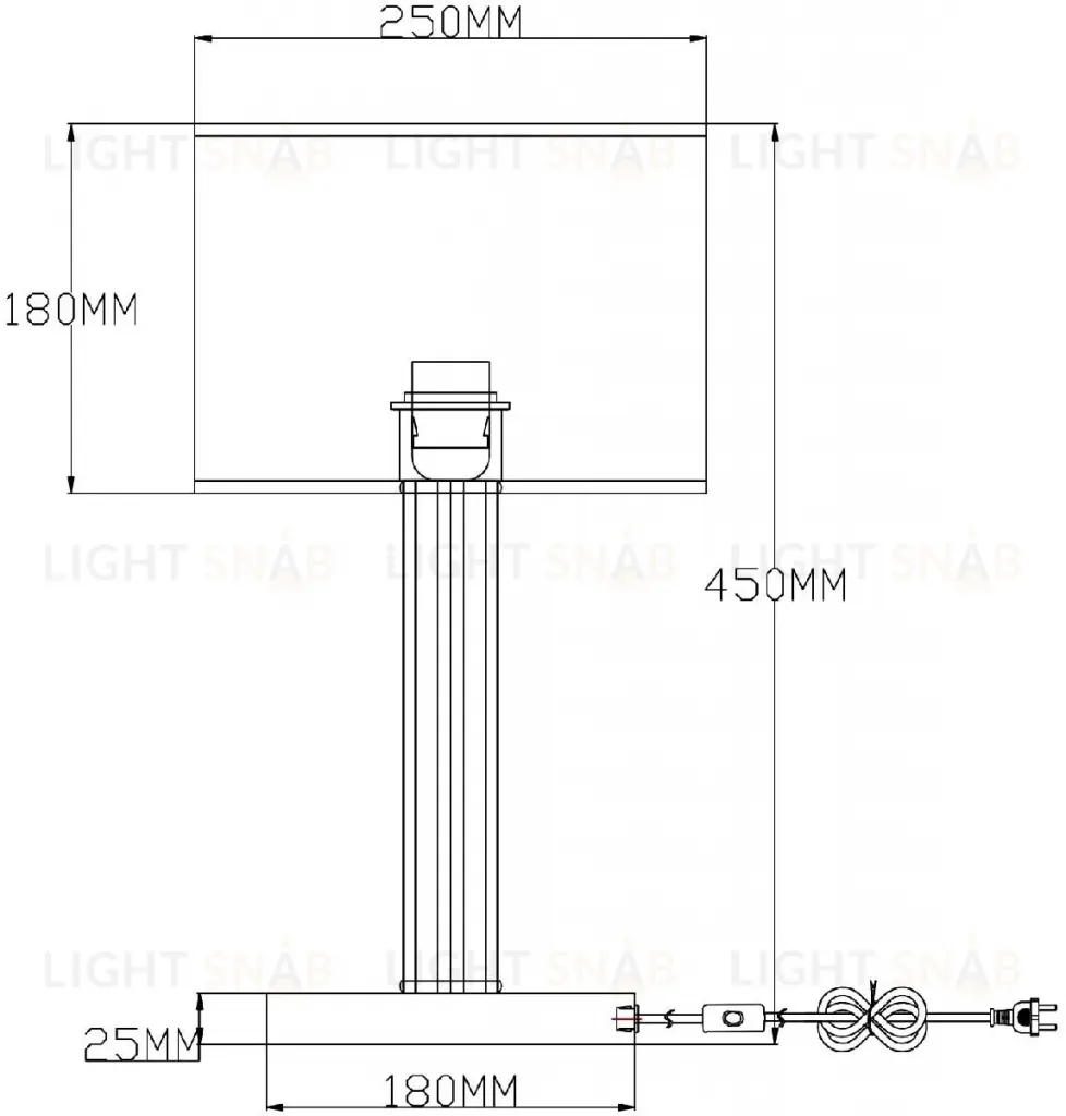 Настольная лампа Moderli Claim V2651-1T V2651-1T