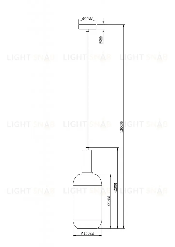 Подвесной светильник Moderli Martin V2890-1P V2890-1P