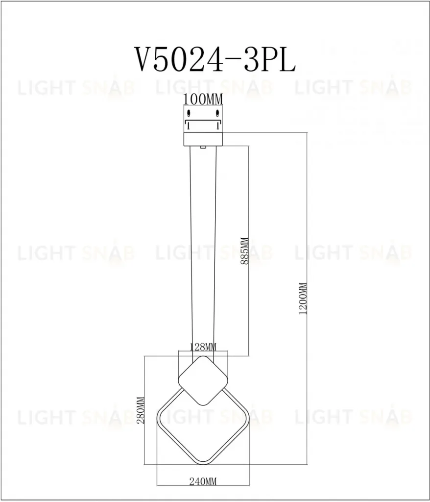Подвесной светодиодный светильник Moderli Store V5024-3PL V5024-3PL