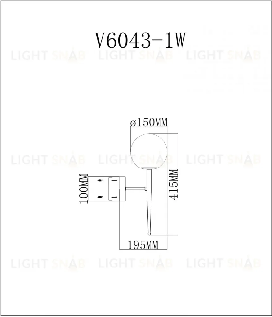 Бра Moderli Scrumbel V6043-1W V6043-1W