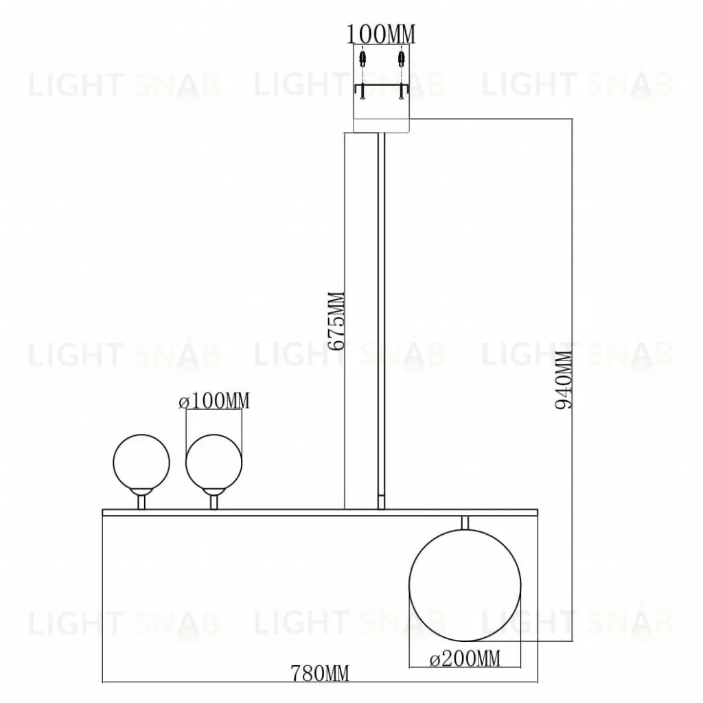 Подвесная люстра Moderli Sheman V6000-3P V6000-3P