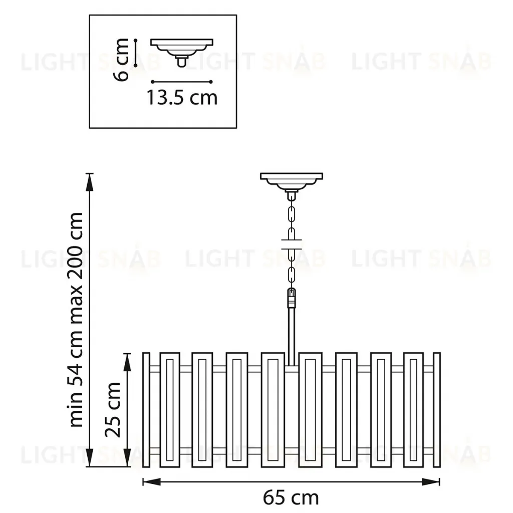 Подвесная люстра Lightstar Agave 712062 712062