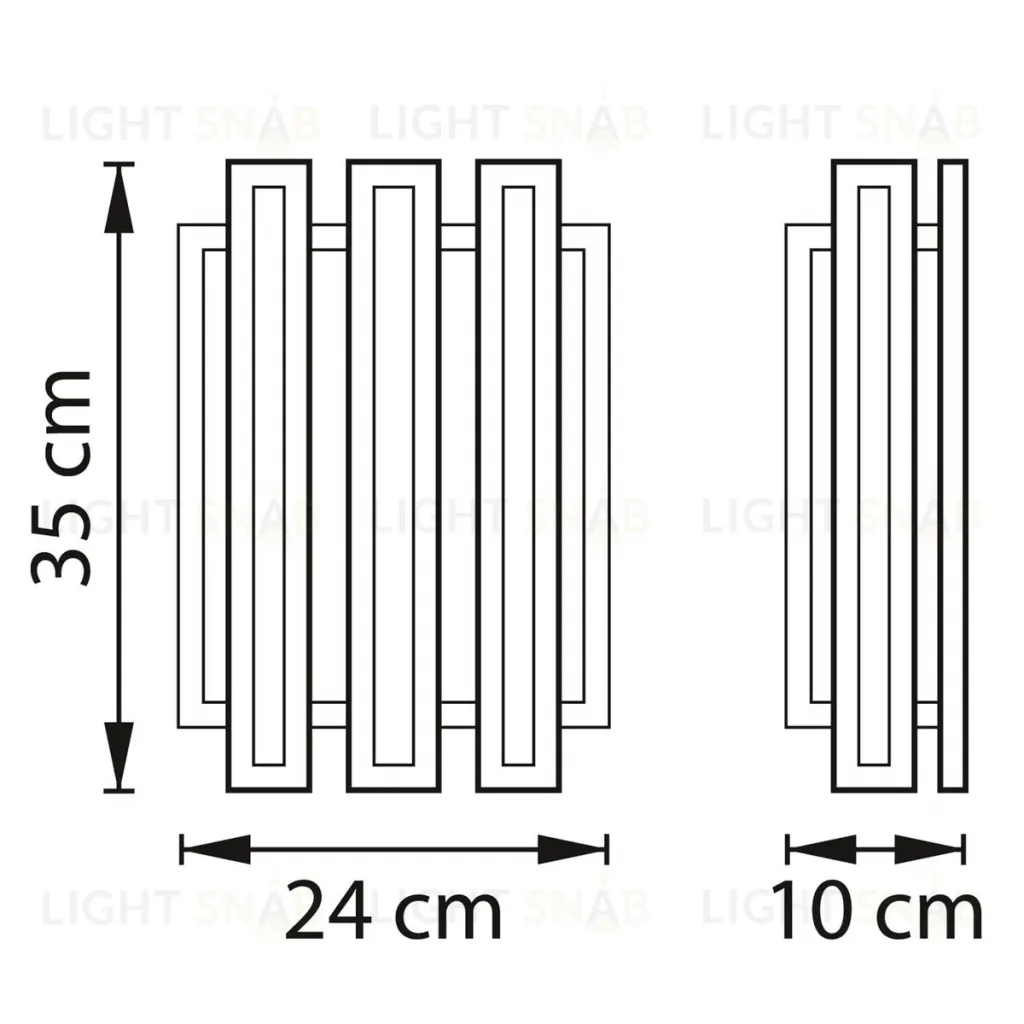 Настенный светильник Lightstar Agave 712624 712624