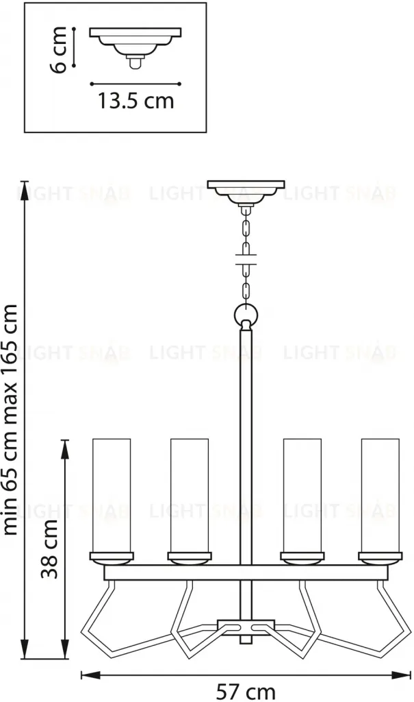 Подвесная люстра Lightstar Flume 723065 723065