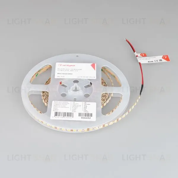 Светодиодная лента Arlight RZ-A120-6mm 12V White6000 12 W/m 5m 036452 036452