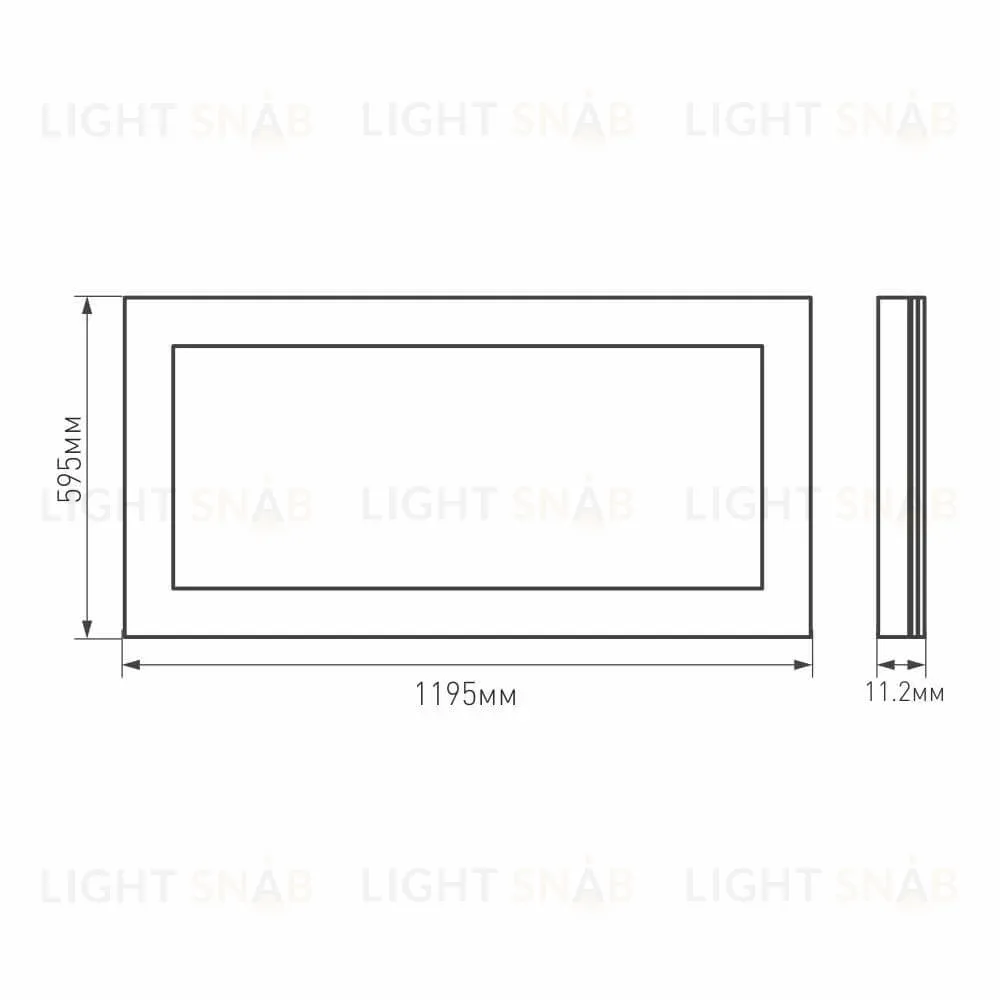 Светодиодная панель Arlight IM-600x1200A-48W Day White 023157(1) 023157(1)