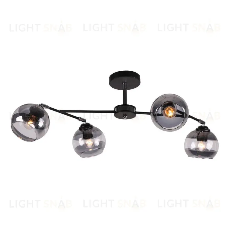 Люстра на штанге IMEX MD.9460-4-S BK+CH MD.9460-4-S BK+CH