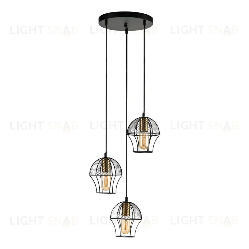 Подвесная люстра Indigo Pallo 10011/3P Black V000187 V000187
