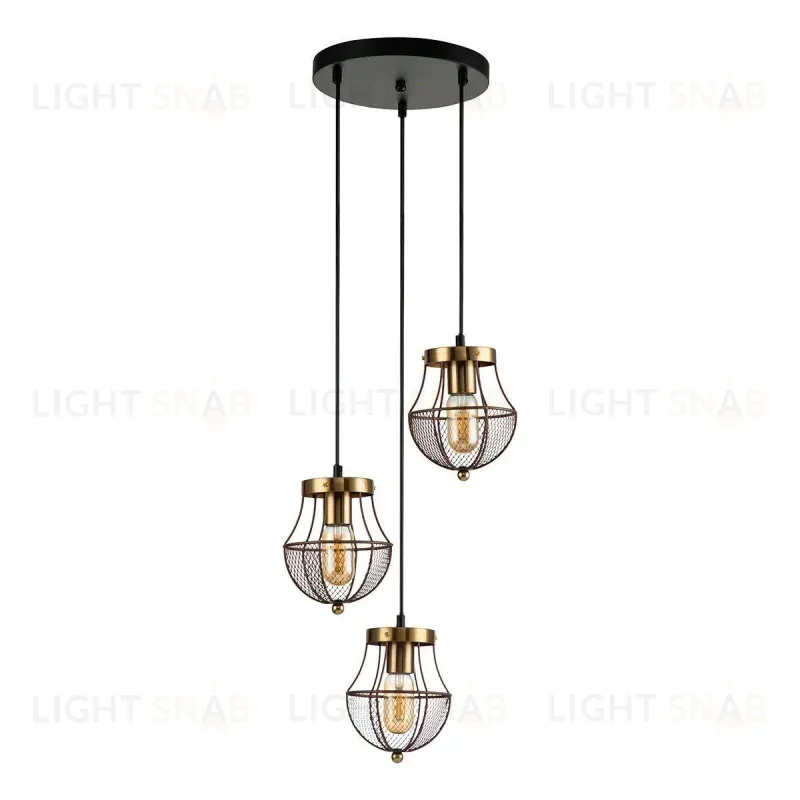 Подвесная люстра Indigo Pallo 10011/3P Gold V000189 V000189