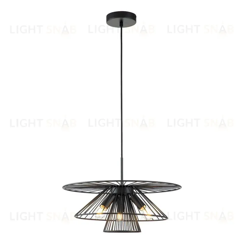 Подвесная люстра Indigo Strato 10016/3P Black V000287 V000287