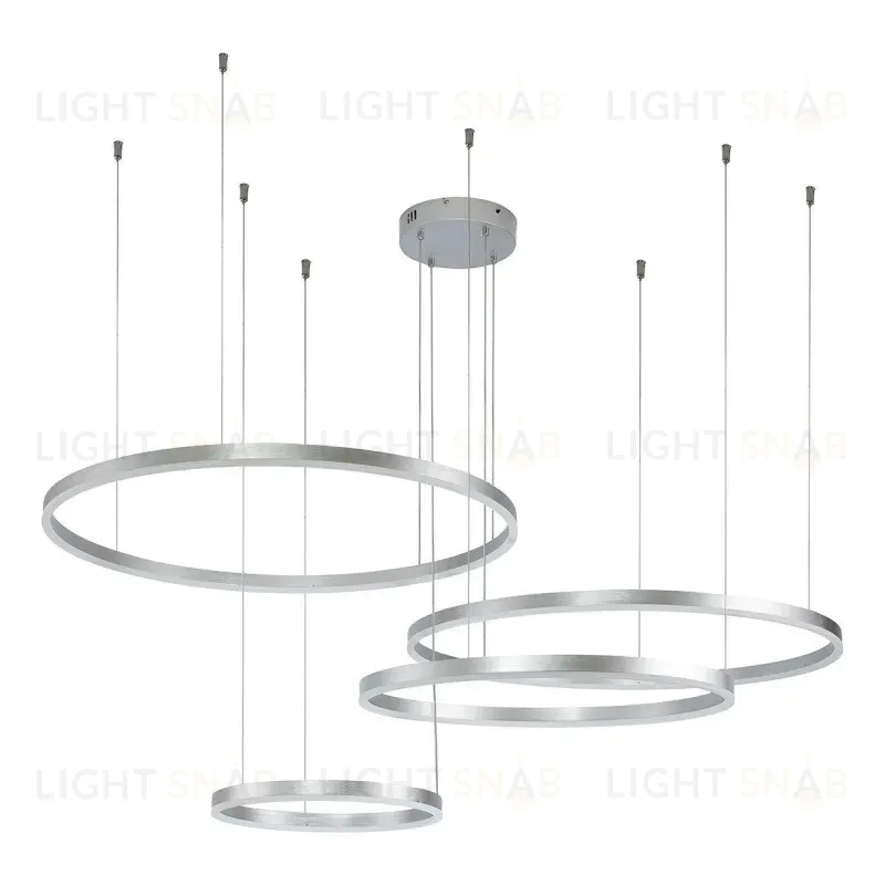 Подвесная люстра Indigo Galass 14001/4P Silver V000016L V000016L