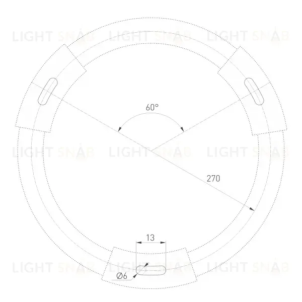 Светильник Arlight SP-RONDO-R600-60W Warm3000 034823 034823