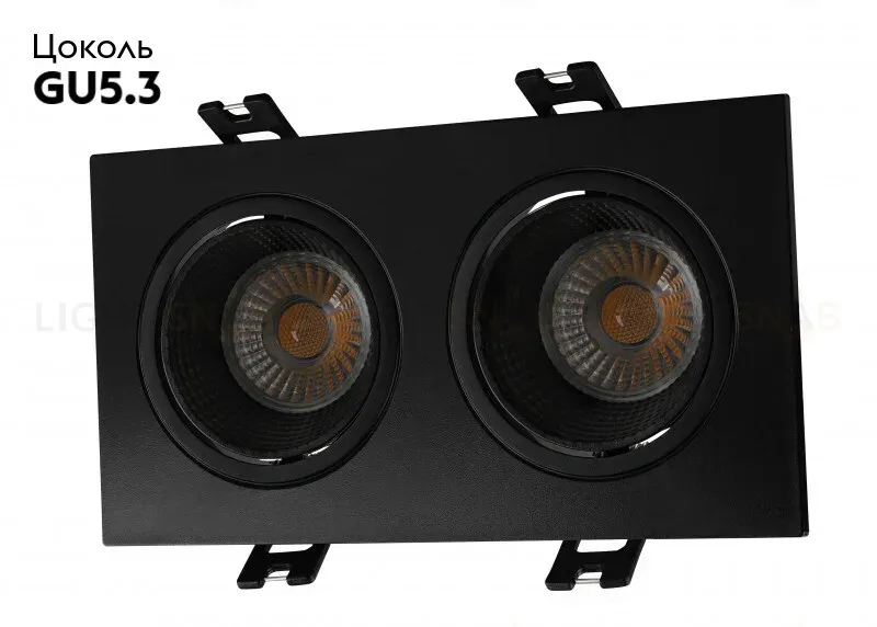 Встраиваемый светильник Denkirs DK3072-BK DK3072-BK