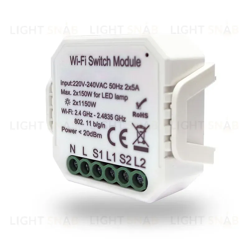 Wi-Fi реле Denkirs RL1002-SM RL1002-SM