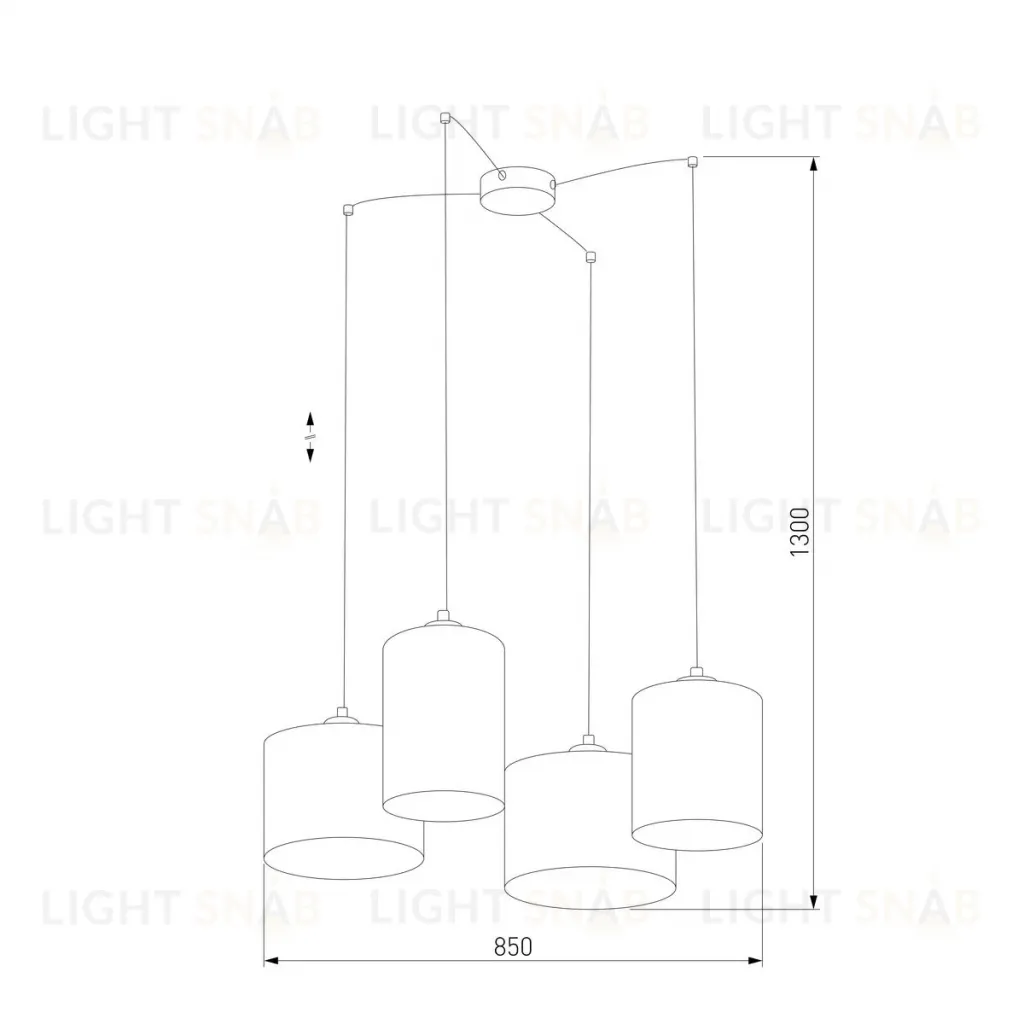 Подвесная люстра TK Lighting 6585 Juta 6585 Juta