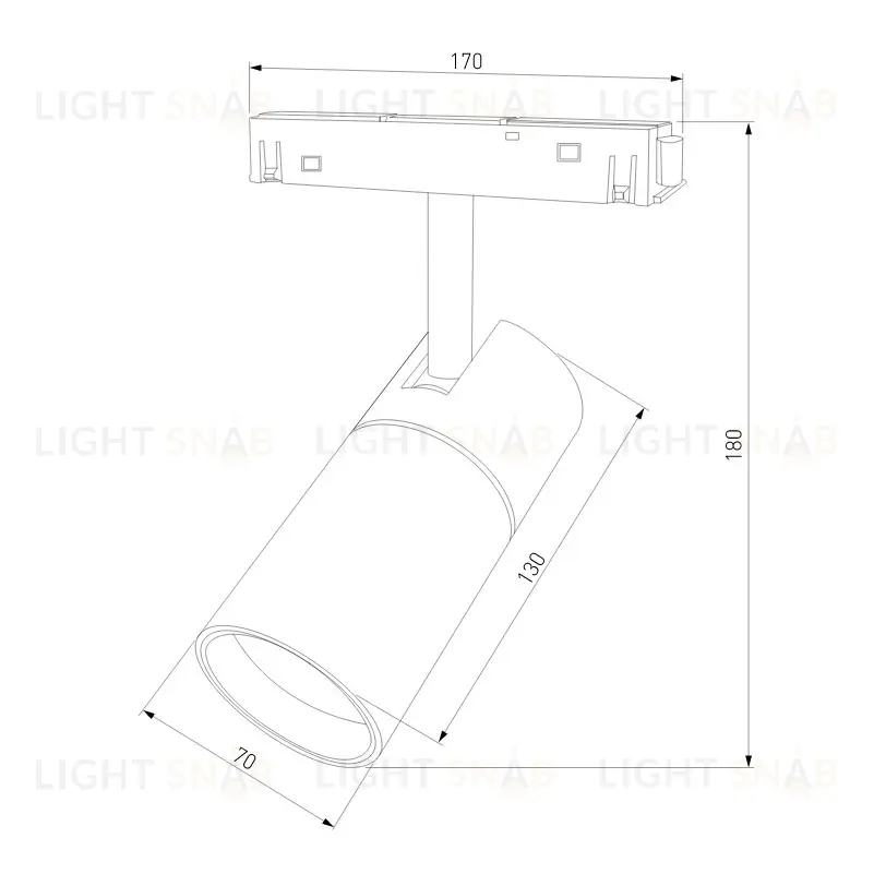 Трековый светильник Elektrostandard Slim Magnetic 4690389178894 4690389178894