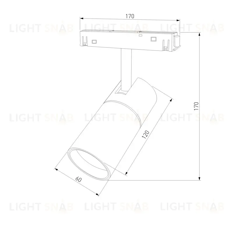 Трековый светильник Elektrostandard Slim Magnetic 4690389178887 4690389178887