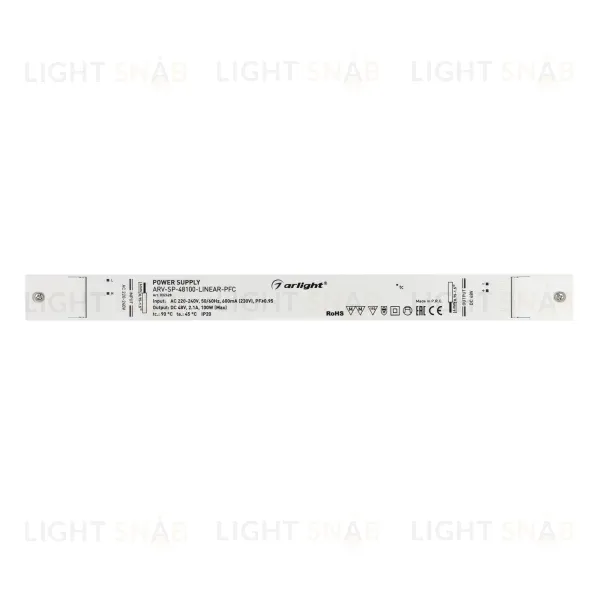 Блок питания Arlight ARV-SP-48100-Linear-PFC 48V 100W IP20 2,1A 032628 032628