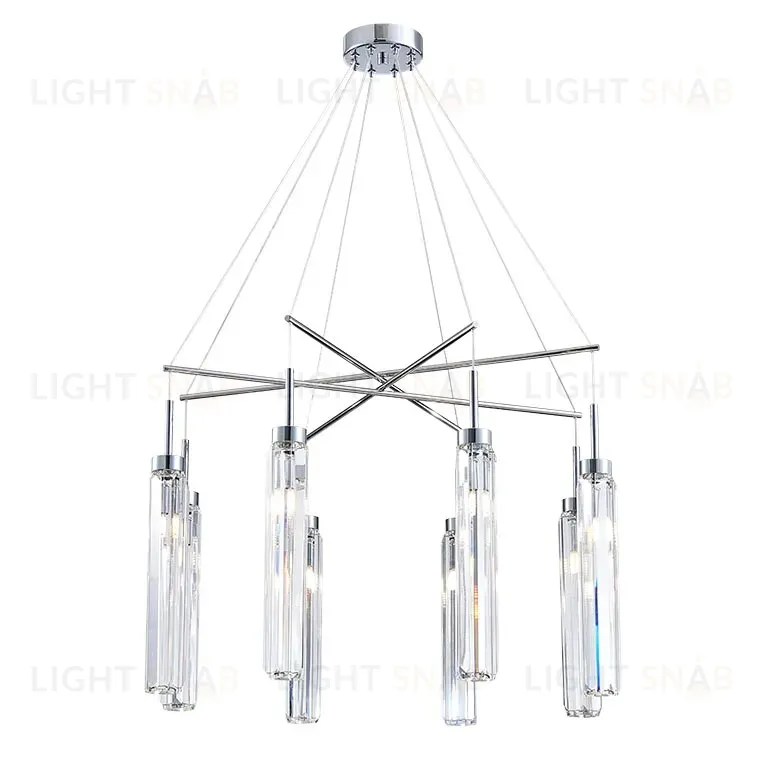 Подвесная люстра Newport 4524+4/S chrome М0066076 4524+4/S chrome