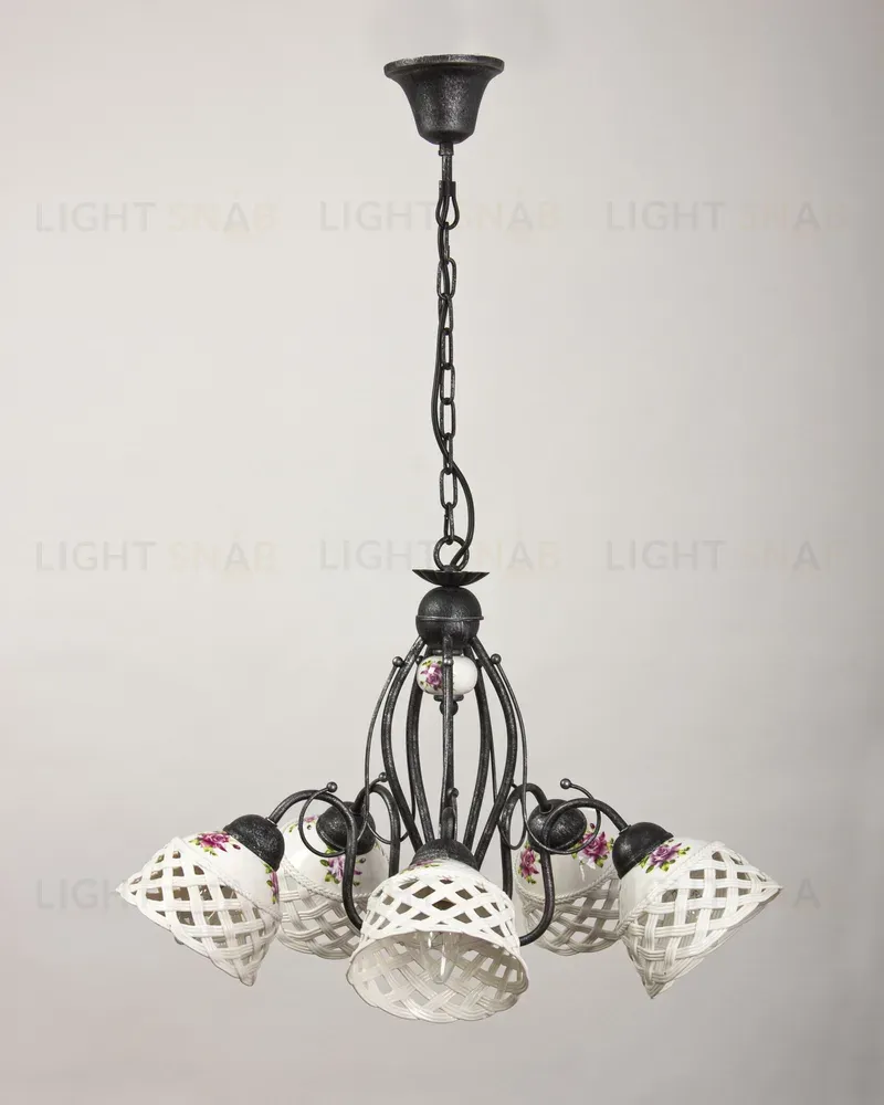 Подвесная люстра Abrasax Emilia MDK9365/5ABlack MDK9365/5ABlack